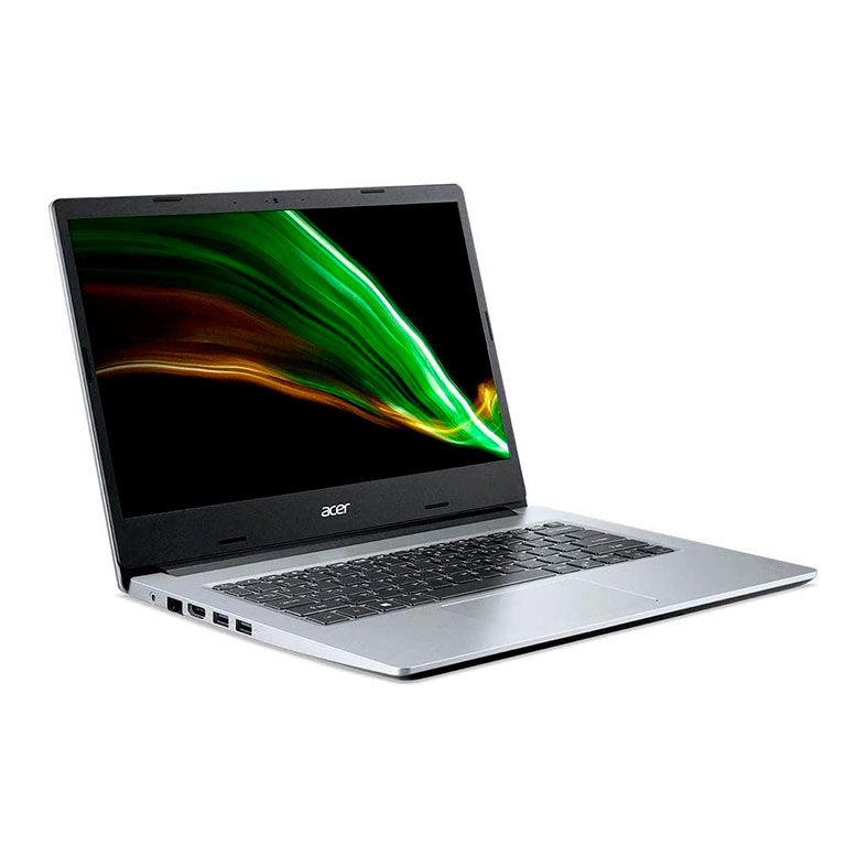 Notebook Acer Aspire 3, 14 Pol, Intel Celeron N4500, 4GB DDR4, SSD 256GB, Prata, A314-35-C4CZ