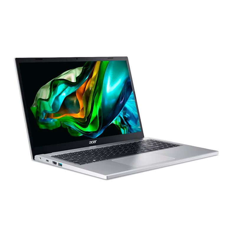 Notebook Acer Aspire 3, Ryzen 3 7320U, 15.6 Pol, HD, 4GB DDR5, SSD 256GB, Prata, A315-24P-R3TV