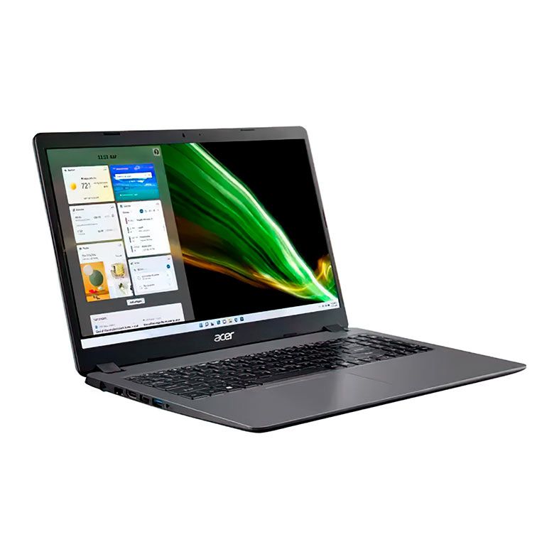 Notebook Acer Aspire 3, 15.6 Pol, Intel Core i3-1005G1, 8GB DDR4, SSD 512GB, Cinza, A315-56-33QA