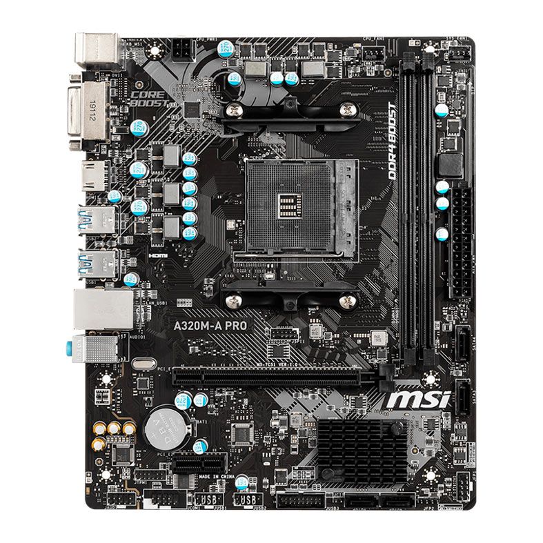 Placa Mae MSI A320M-A PRO,DDR4, Socket AM4, M-ATX, Chipset AMD A320, A320M-A-PRO