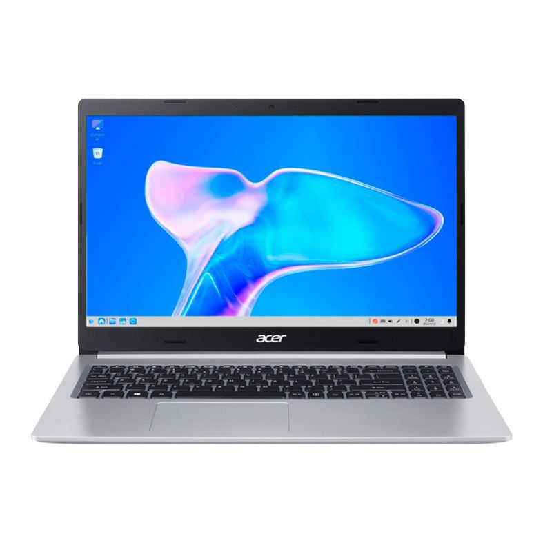 Notebook Acer Aspire 5, 15.6 Pol, Ryzen 5700U, FHD, 12GB, SSD 512GB, Prata, A515-45-R36L