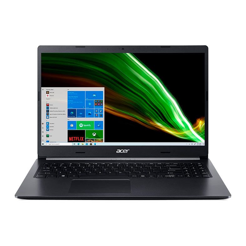 Notebook Acer Aspire 5, 15.6, Intel i5-10210U, 8GB DDR4, SSD 256GB, Preto, A515-54-53VN