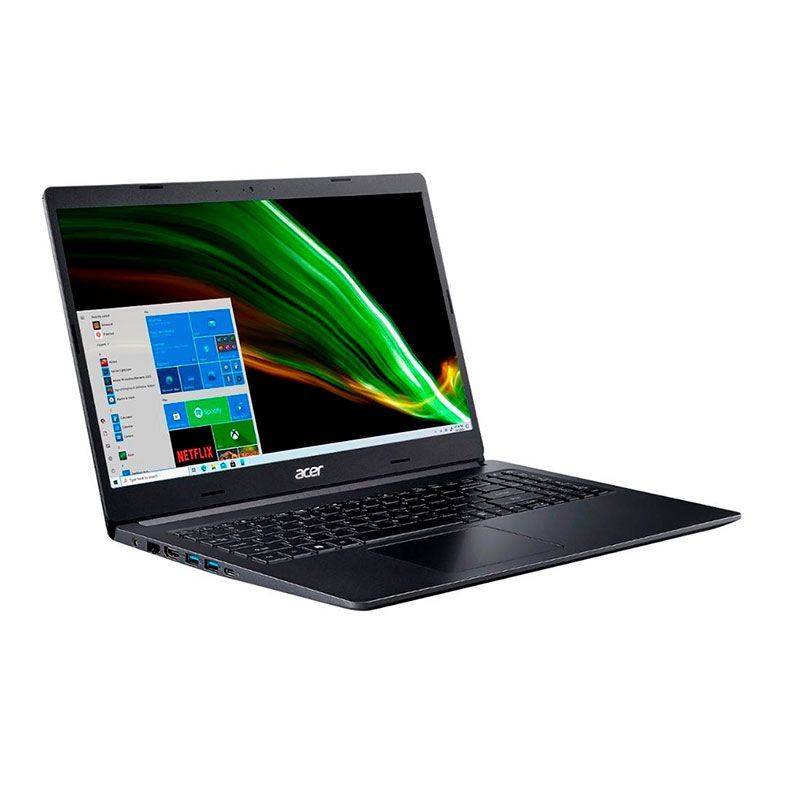 Notebook Acer Aspire 5, 15.6, Intel i5-10210U, 8GB DDR4, SSD 256GB, Preto, A515-54-55L0