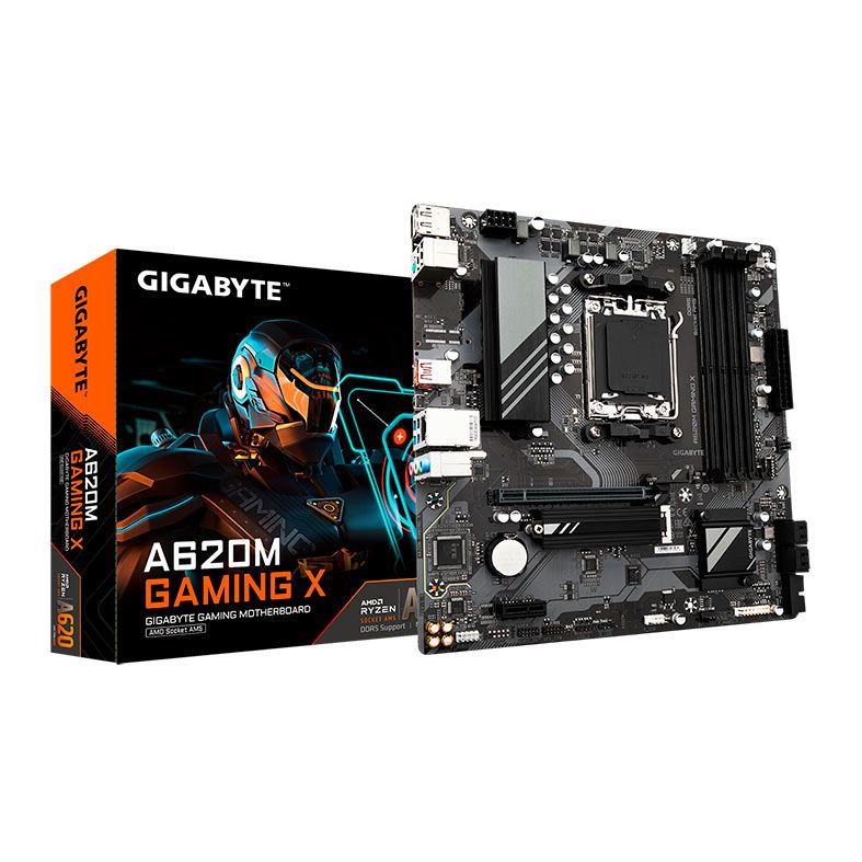 Placa Mae Gigabyte A620M Gaming X, DDR5, Socket AM5, M-ATX, Chipset AMD A620, A620M-GAMING-X