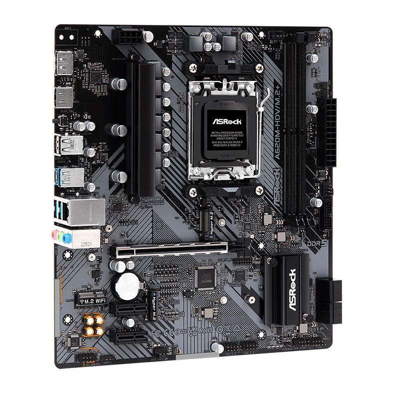 Placa Mae AsRock A620M-HDV/M.2+, DDR5, Socket AM5, M-ATX, Chipset AMD A620, A620M-HDV-M.2-PLUS