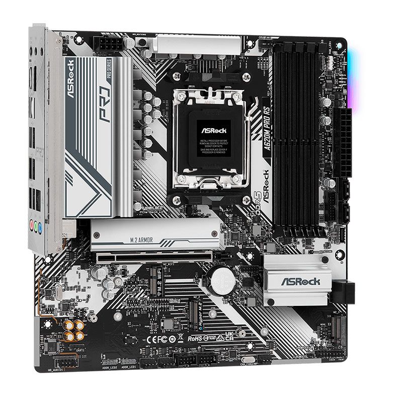 Placa Mae AsRock A620M PRO RS, DDR5, Socket AM5, M-ATX, Chipset AMD A620, A620M-PRO-RS