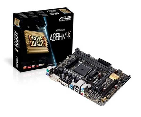 Placa Mãe Asus AMD FM2+ Chipset AMD A68H, A68HMK Pichau