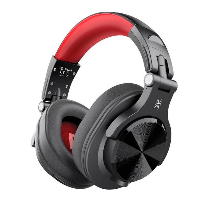 Fone de Ouvido OneOdio Fusion DJ A71 Preto/Vermelho, A71 Black/Red Pichau