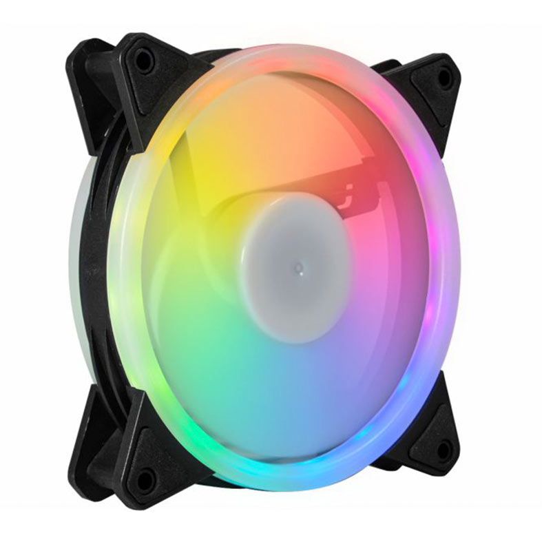 Kit Ventoinhas K-MEX AANA, ARGB, 3x120mm, Preto, AANAK136CPHKB0X