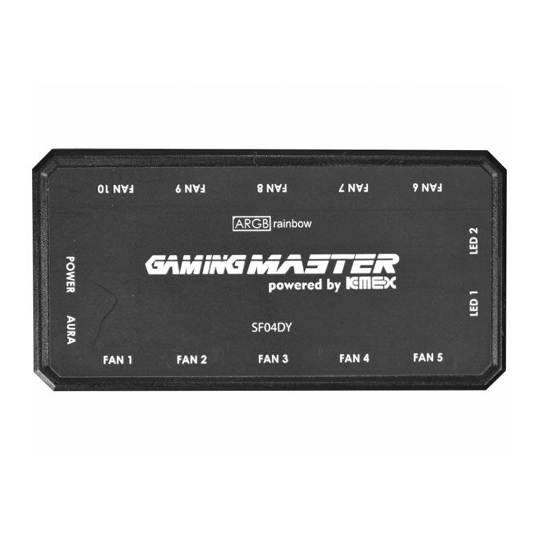 Kit Ventoinhas K-MEX AANA, ARGB, 3x120mm, Preto, AANAK136CPHKB0X