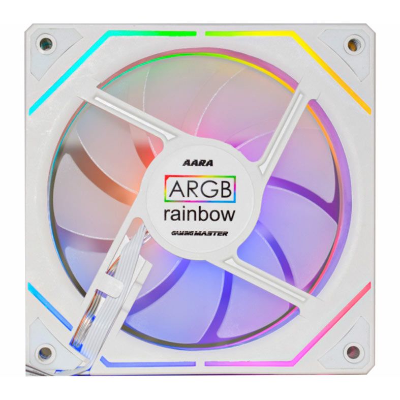 Kit Ventoinhas Kmex Gaming Master AARA, ARGB, 3x120mm + Controladora, AARAK136EBEAB0X