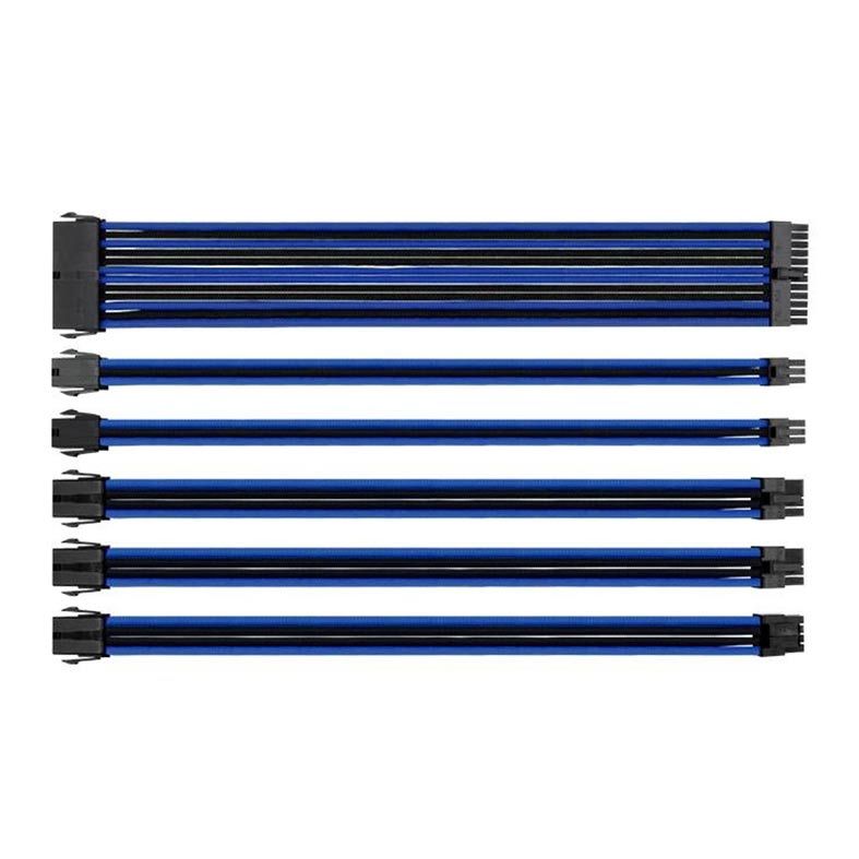 Extensor De Cabos Thermaltake TT Mod Sleeve Cable Preto/Azul, AC-035-CN1NAN-A1