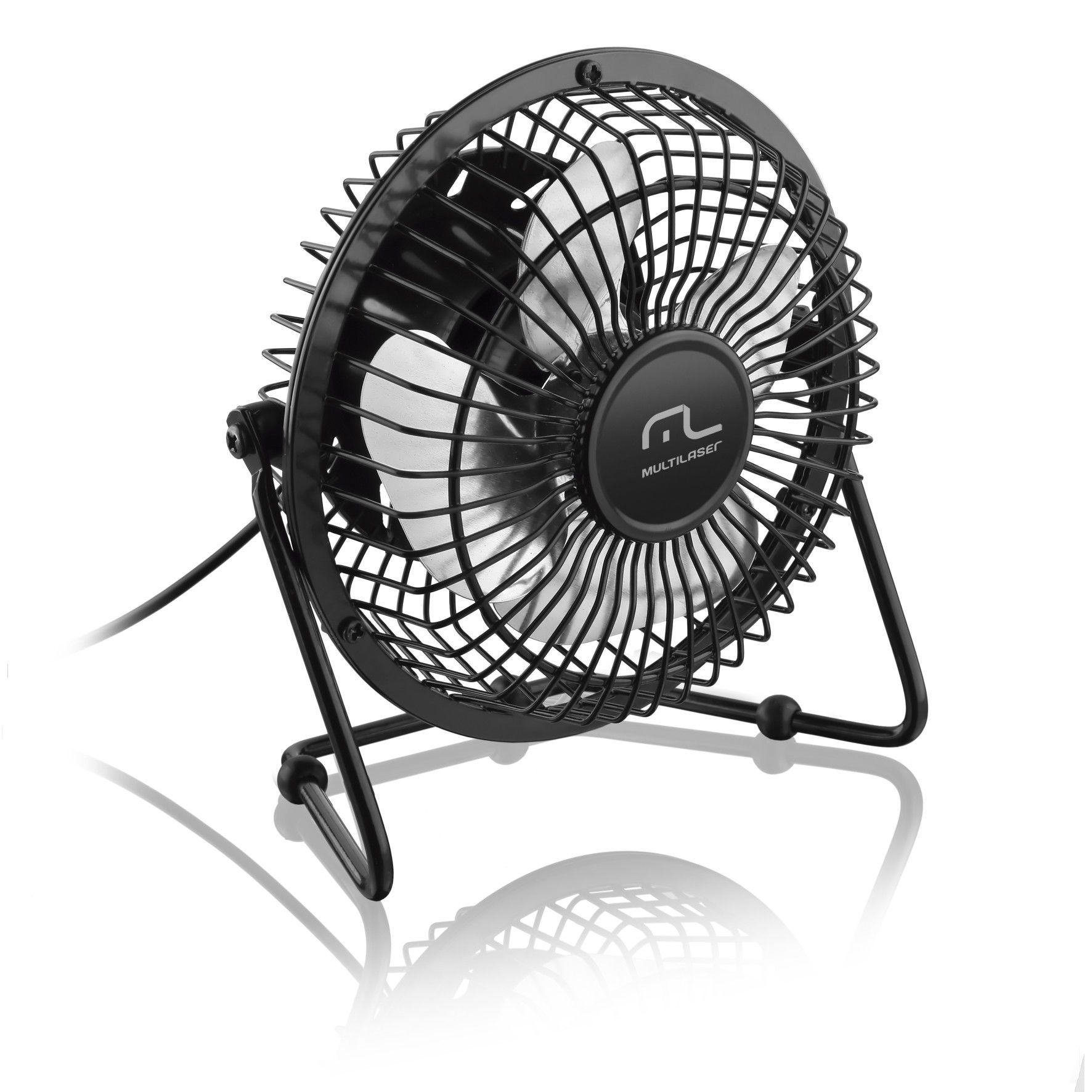 Ventilador Multi Mini Fan USB Preto, AC167