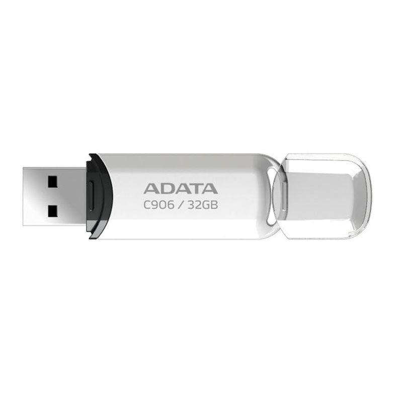 Pen Drive Adata C906, 32GB, USB 2.0, Branco, AC906-32G-RWH