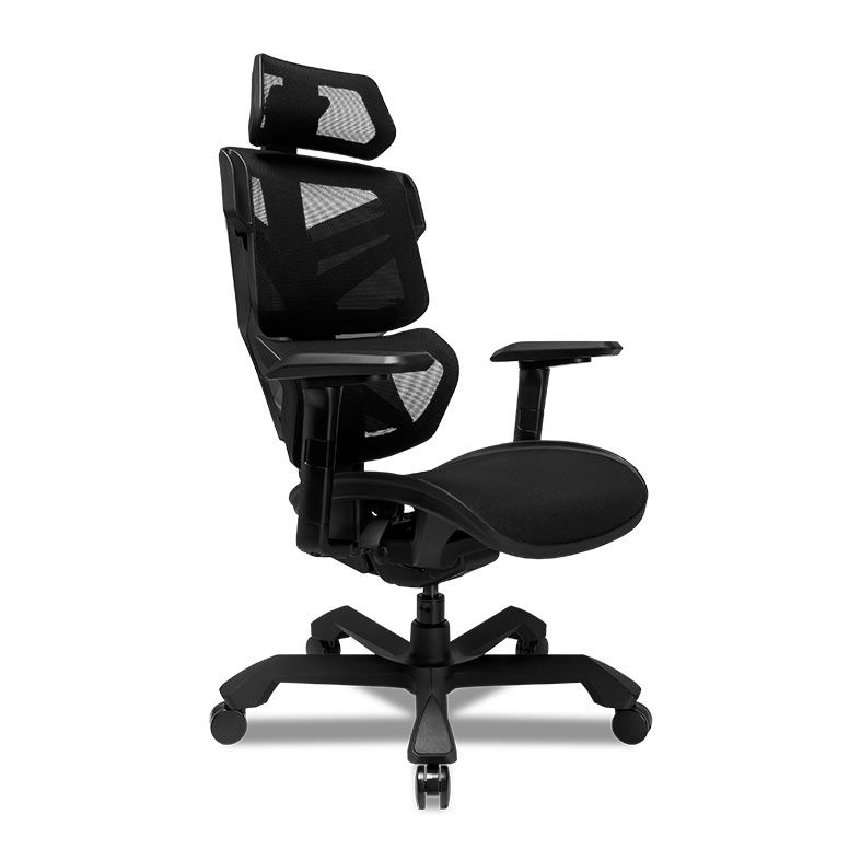 Cadeira Ergonomica TGIF ACE, Apoio de Braco 6D, Preto, ACE-B-6D