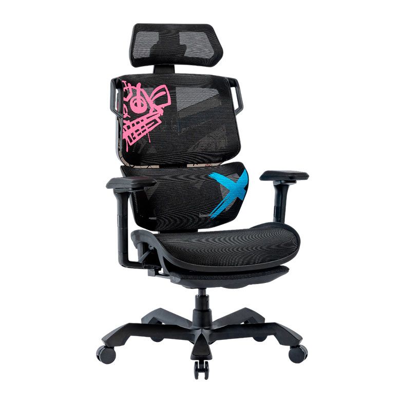 Cadeira Ergonomica TGIF ACE JINX, Apoio de Braco 6D, Preta, ACE-J