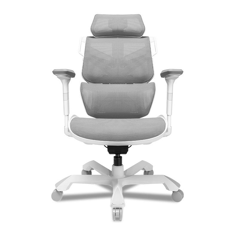 Cadeira Ergonomica TGIF ACE, Apoio de Braco 6D, Branco, ACE-W-6D