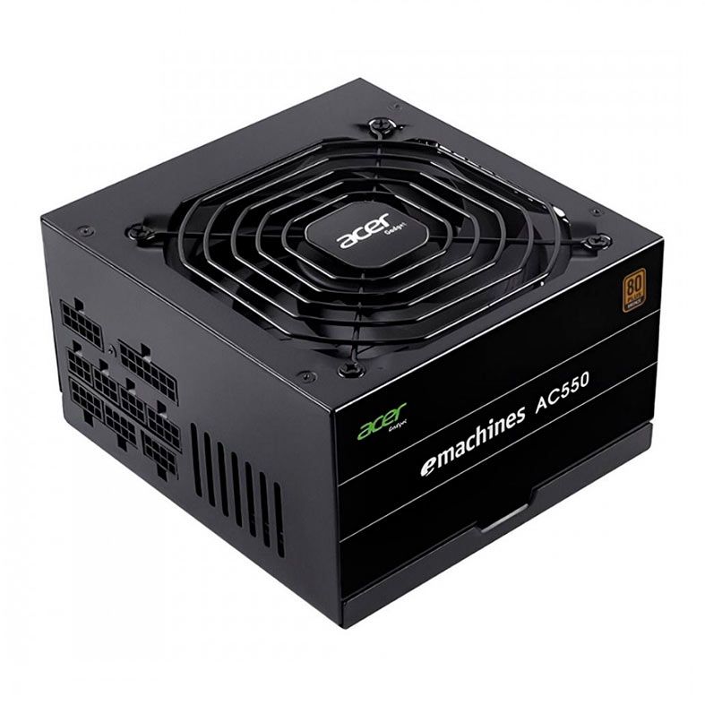 Fonte Acer AC5500, 550W, 80 Plus Bronze, Full Modular Preto, ACER-AC550