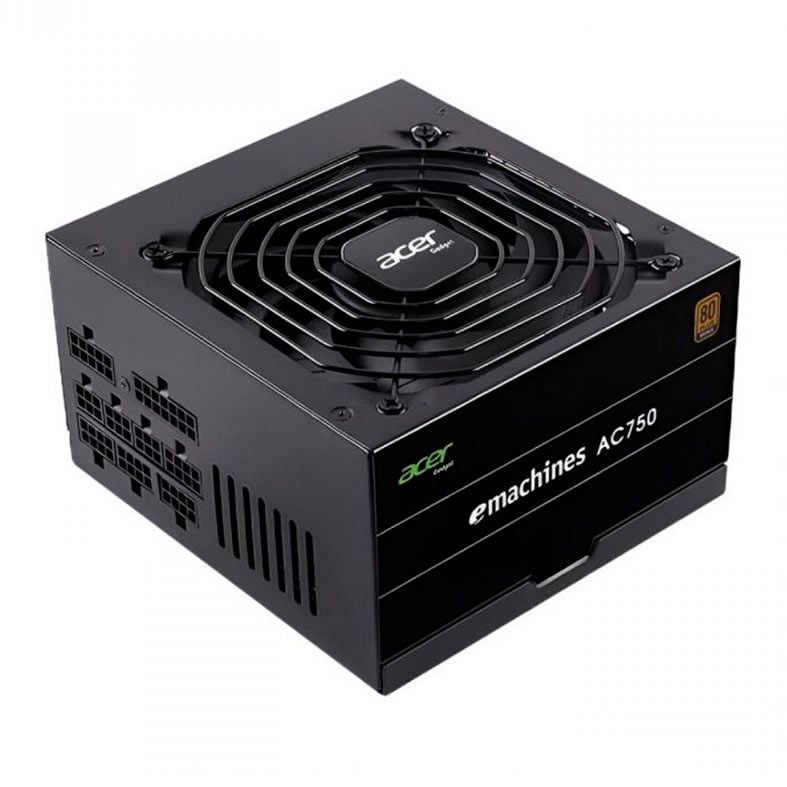 Fonte Acer AC750, 750W, 80 Plus Bronze, Full Modular Preto, ACER-AC750