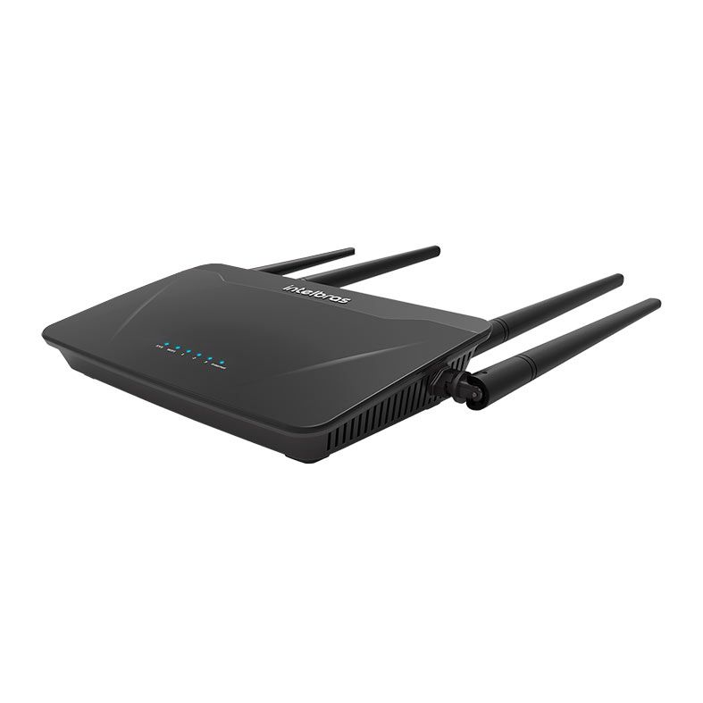 Roteador Intelbras WIFI 5 Action RF 1200, Preto, ACTION-RF1200