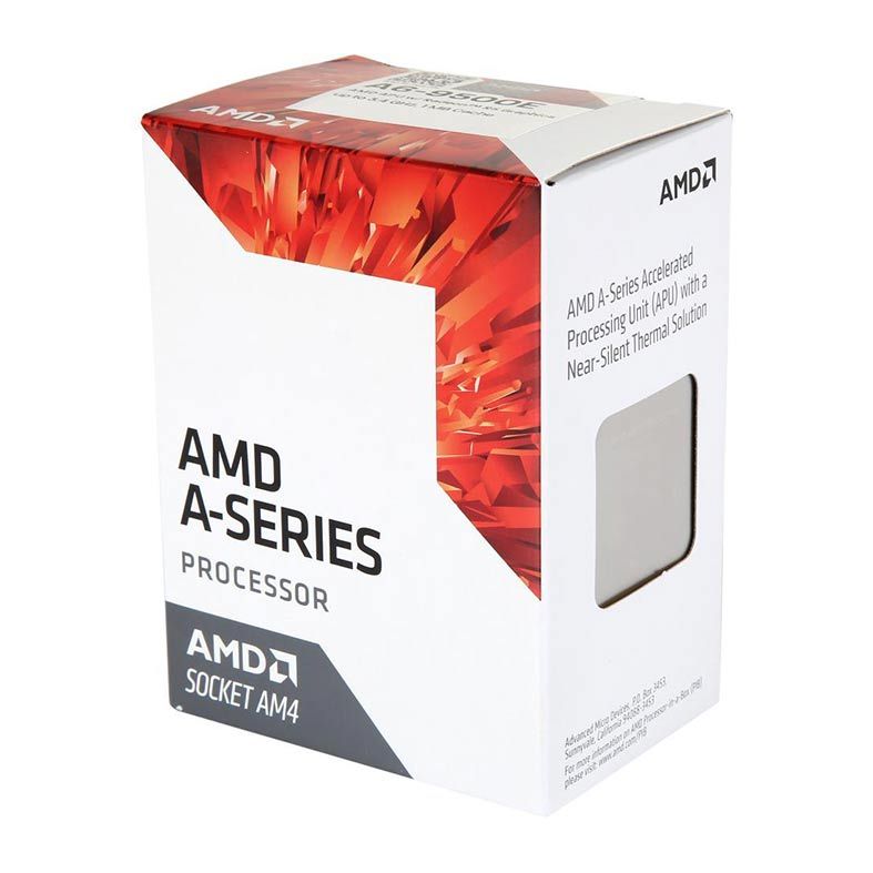 Processador AMD A6-9500E, 2-Core, 6-Threads, 3.0GHz, (3.4GHz Turbo), Cache 1MB, AM4, AD9500AHABBOX