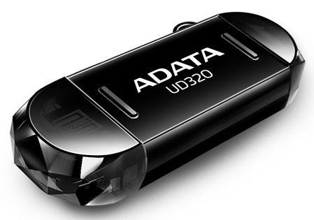 Pendrive ADATA Durable UD320 16GB Preto, AUD320-16G-CBK - BOX