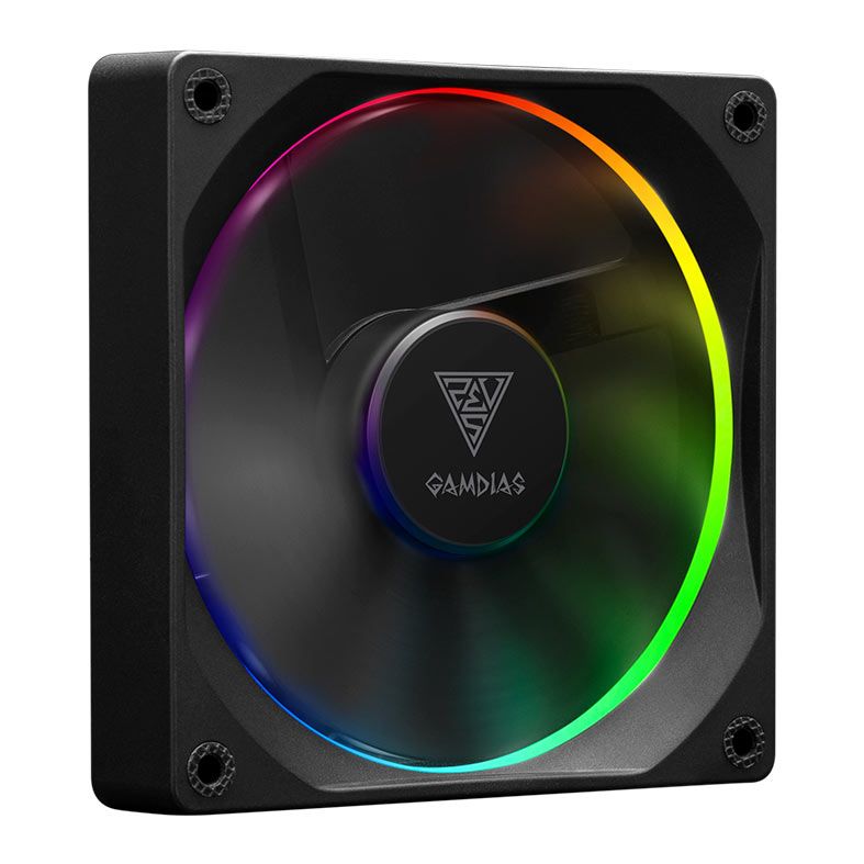 Ventoinha Gamdias Aeolus M3 1201, RGB, 120mm, Preta, AEOLUS-M3-1201BK