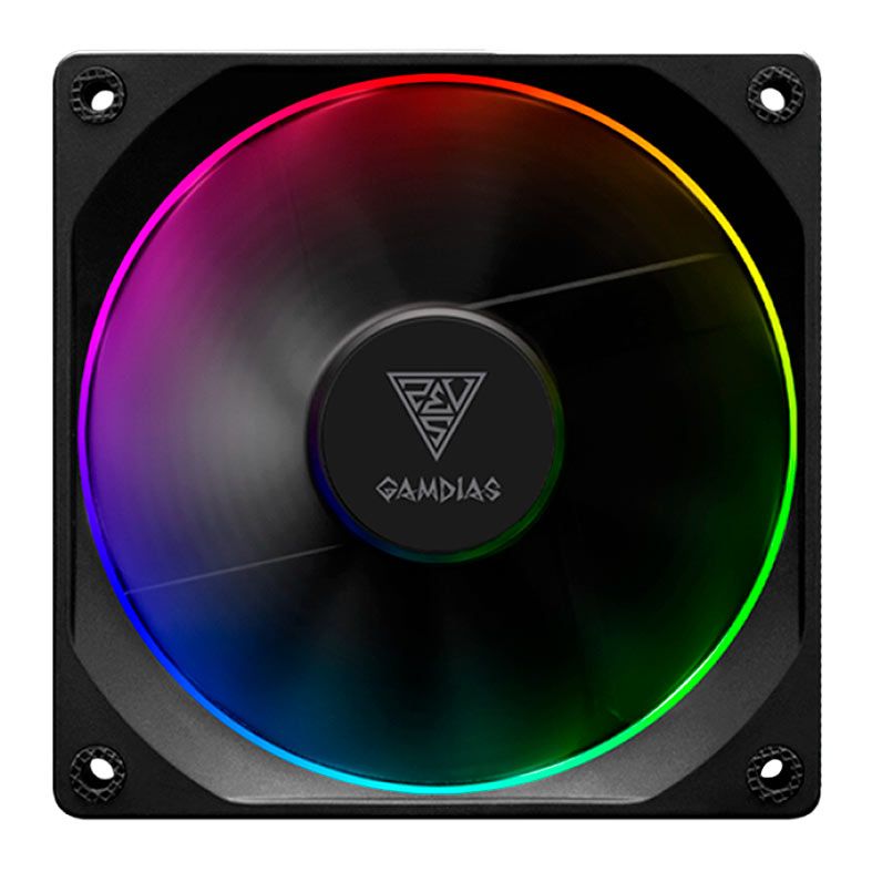 Ventoinha Gamdias Aeolus M3 1201, RGB, 120mm, Preta, AEOLUS-M3-1201BK