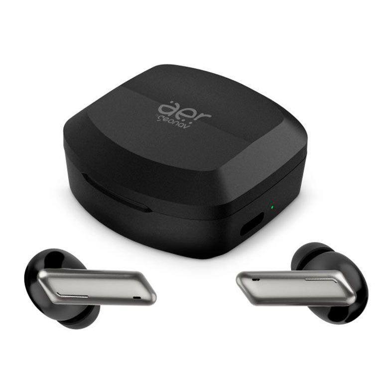 Fone de Ouvido Intra Auricular Geonav Aerlive, TWS, Wireless, Preto e Cinza, AER12BK