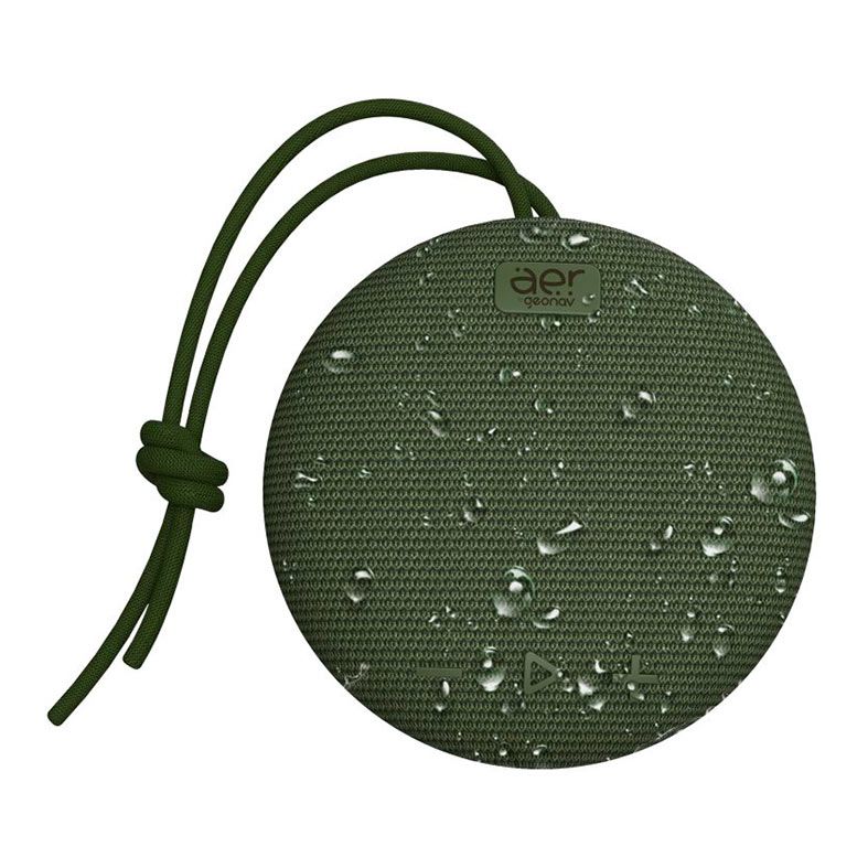 Caixa de Som Geonav Aerbox 2, 5W RMS, Bluetooth, Verde, AERCX02GN