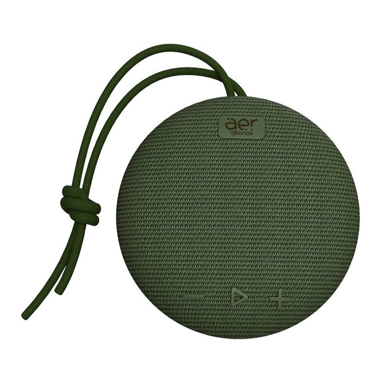Caixa de Som Geonav Aerbox 2, 5W RMS, Bluetooth, Verde, AERCX02GN