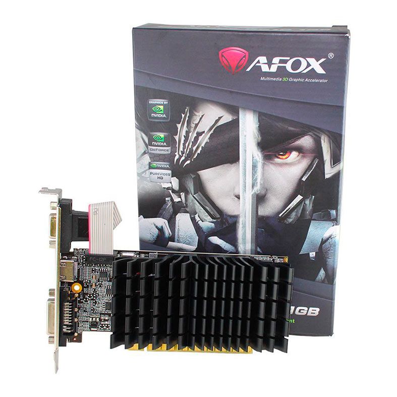Placa de Video Afox Geforce G210, 1Gb, DDR3, Pci-e 2.0, AF210-1024D3L5-V2