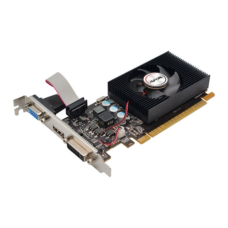Placa de Video Afox GeForce GT240, 1GB, DDR3, 128-Bit, AF240-1024D3L2