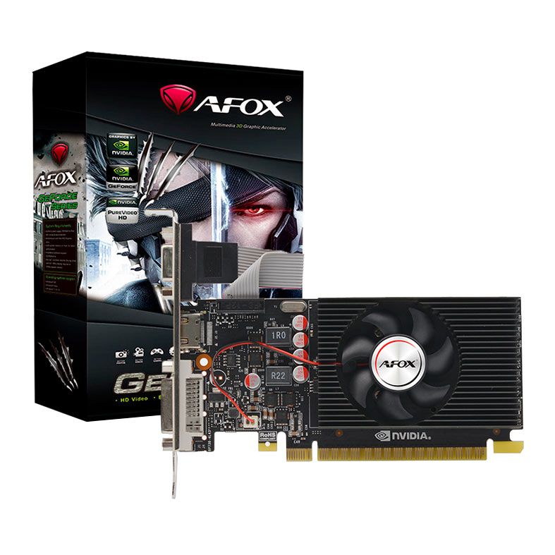 Placa de Video Afox GeForce GT240, 1GB, DDR3, 128-Bit, AF240-1024D3L2