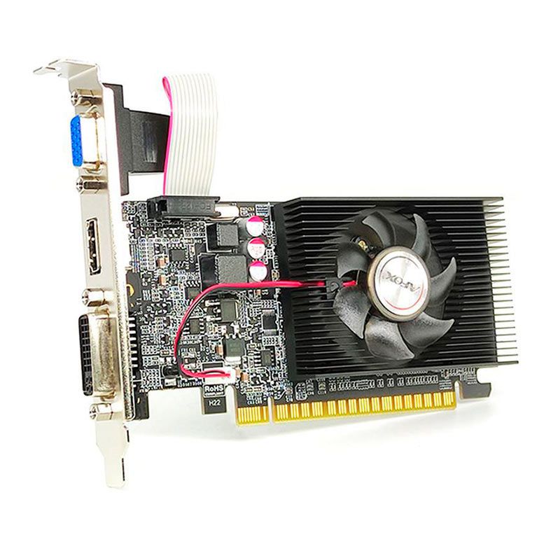 Placa de Video Afox GeForce GT 610, 2GB, DDR3, 64-Bit, AF610-2048D3L7-V8