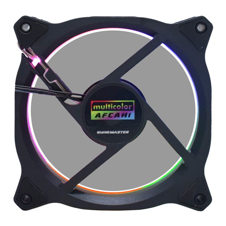 Ventoinha K-MEX AF-CAH1, 120mm, Led RGB, Preto, AFCAH11JCPQ4B0X