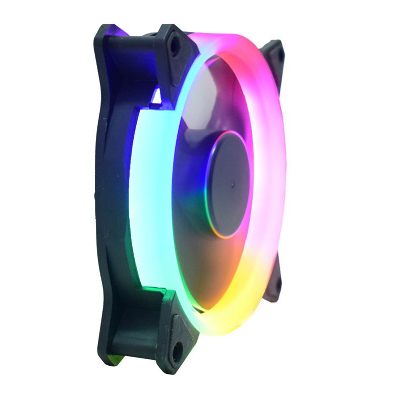Ventoinha K-MEX AF-CAH1, 120mm, Led RGB, Preto, AFCAH11JCPQ4B0X