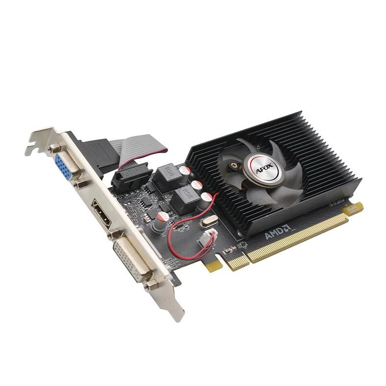 Placa de Video Afox Radeon R5 230 2GB DDR3 64-bit, AFR5230-2048D3L4