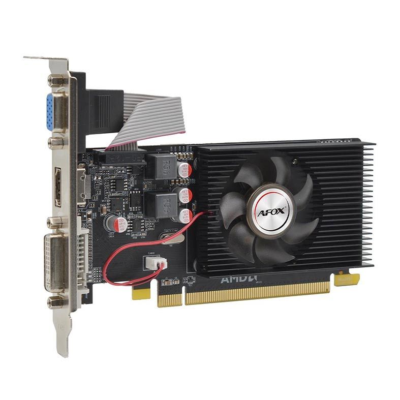 Placa de Video Afox Radeon R5 230 2GB DDR3 64-bit, AFR5230-2048D3L4