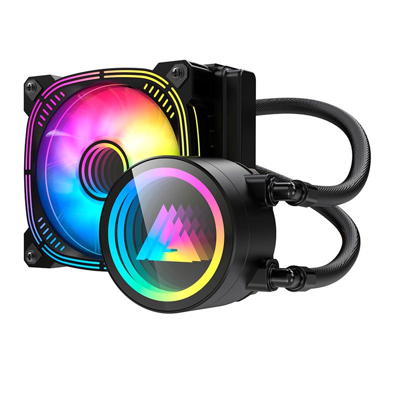 Water Cooler Acegeek Abyss A120, ARGB, 120mm, Preto, AG-ABYSSA120-BK
