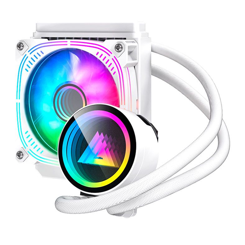 Water Cooler Acegeek Abyss A120, ARGB, 120mm, Branco, AG-ABYSSA120-WH