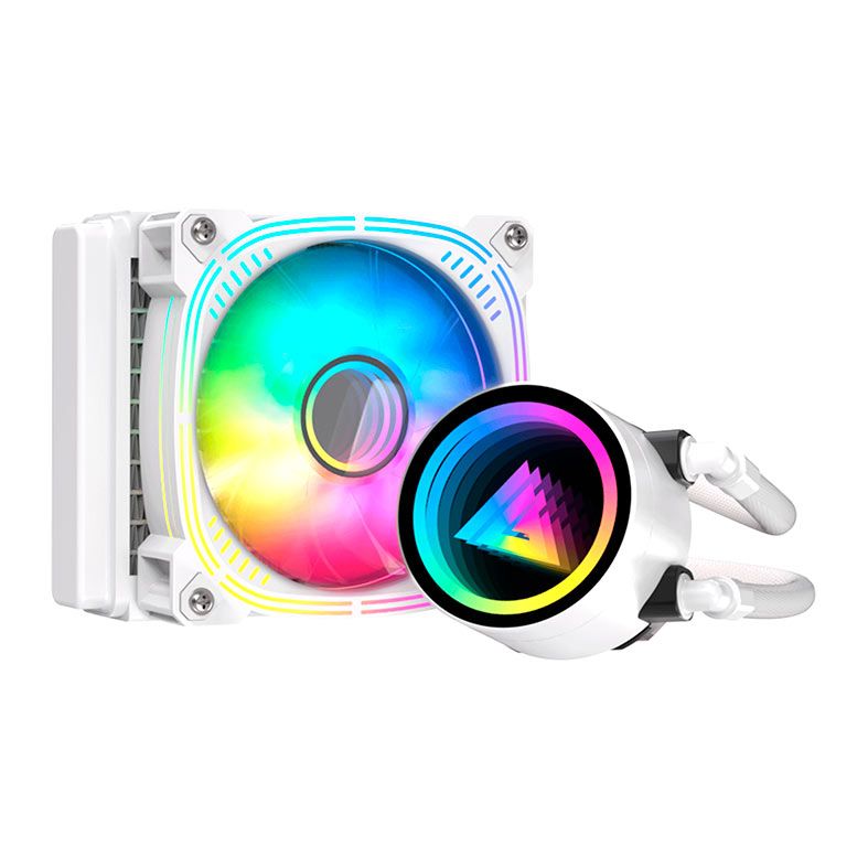 Water Cooler Acegeek Abyss A120, ARGB, 120mm, Branco, AG-ABYSSA120-WH