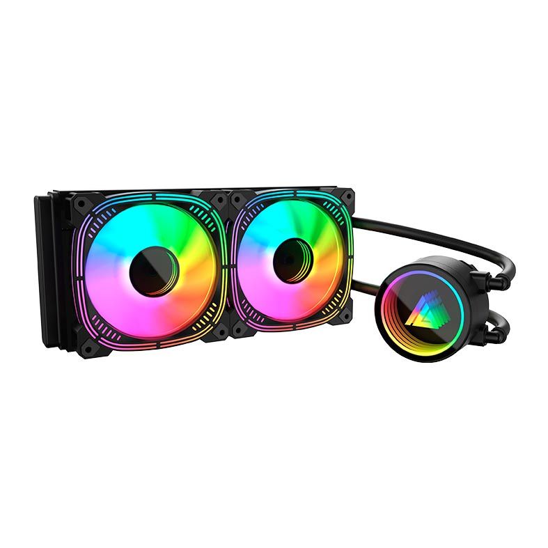 Water Cooler Acegeek Abyss A240, ARGB, 240mm, Preto, AG-ABYSSA240-BK