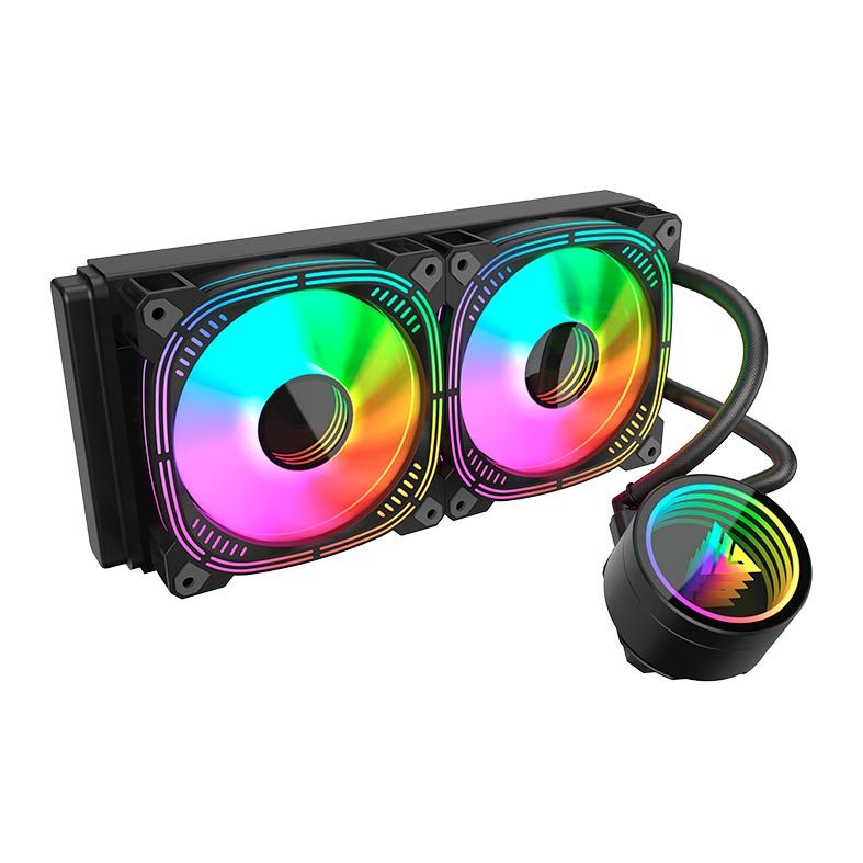 Water Cooler Acegeek Abyss A240, ARGB, 240mm, Preto, AG-ABYSSA240-BK