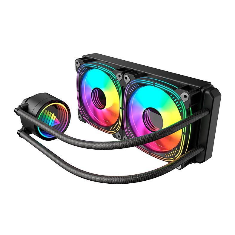 Water Cooler Acegeek Abyss A240, ARGB, 240mm, Preto, AG-ABYSSA240-BK