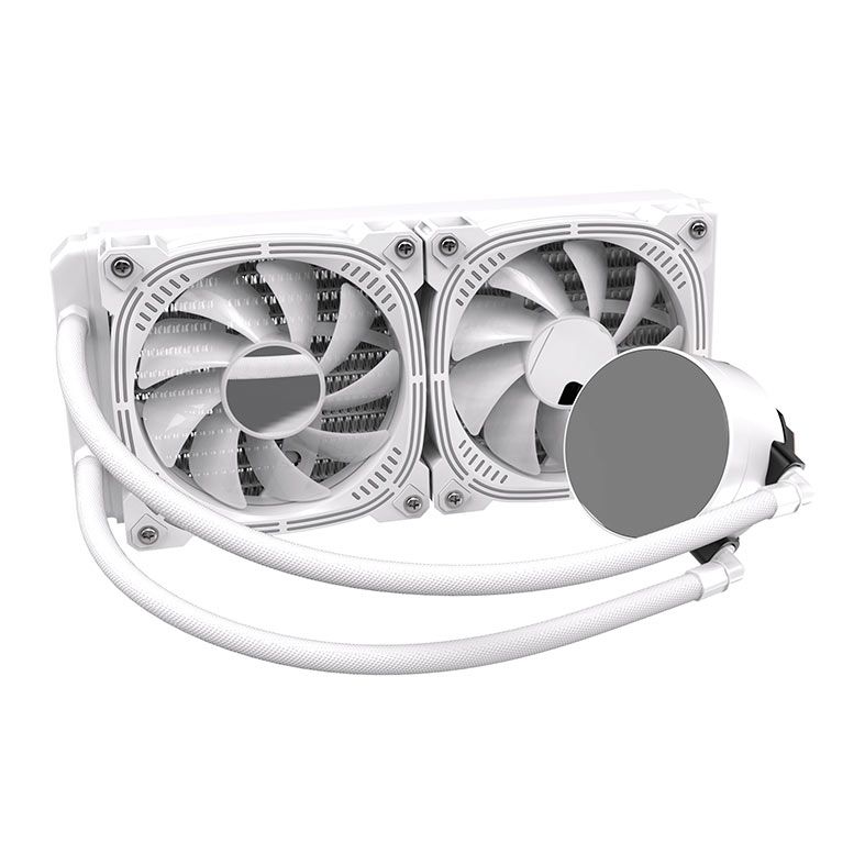 Water Cooler Acegeek Abyss A240, ARGB, 240mm, Branco, AG-ABYSSA240-WH