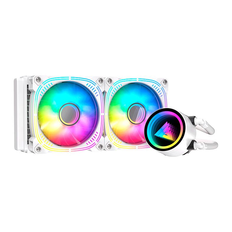 Water Cooler Acegeek Abyss A240, ARGB, 240mm, Branco, AG-ABYSSA240-WH