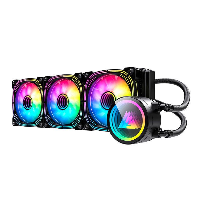 Water Cooler Acegeek Abyss A360, ARGB, 360mm, Preto, AG-ABYSSA360-BK