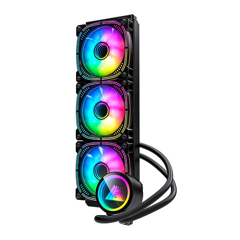 Water Cooler Acegeek Abyss A360, ARGB, 360mm, Preto, AG-ABYSSA360-BK