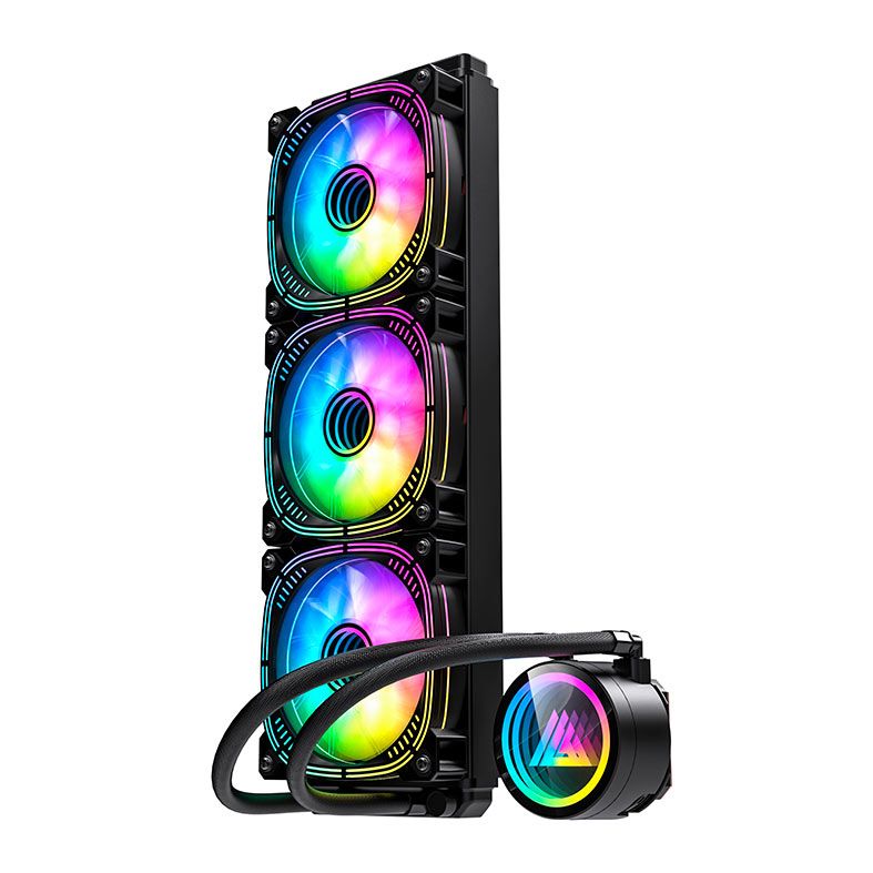 Water Cooler Acegeek Abyss A360, ARGB, 360mm, Preto, AG-ABYSSA360-BK